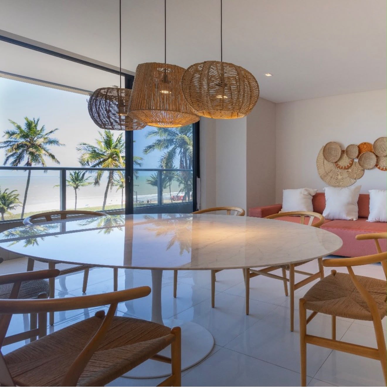 Apartamento Beira-mar com vista definitiva e varanda panorâmica  — Intermares, Cabedelo