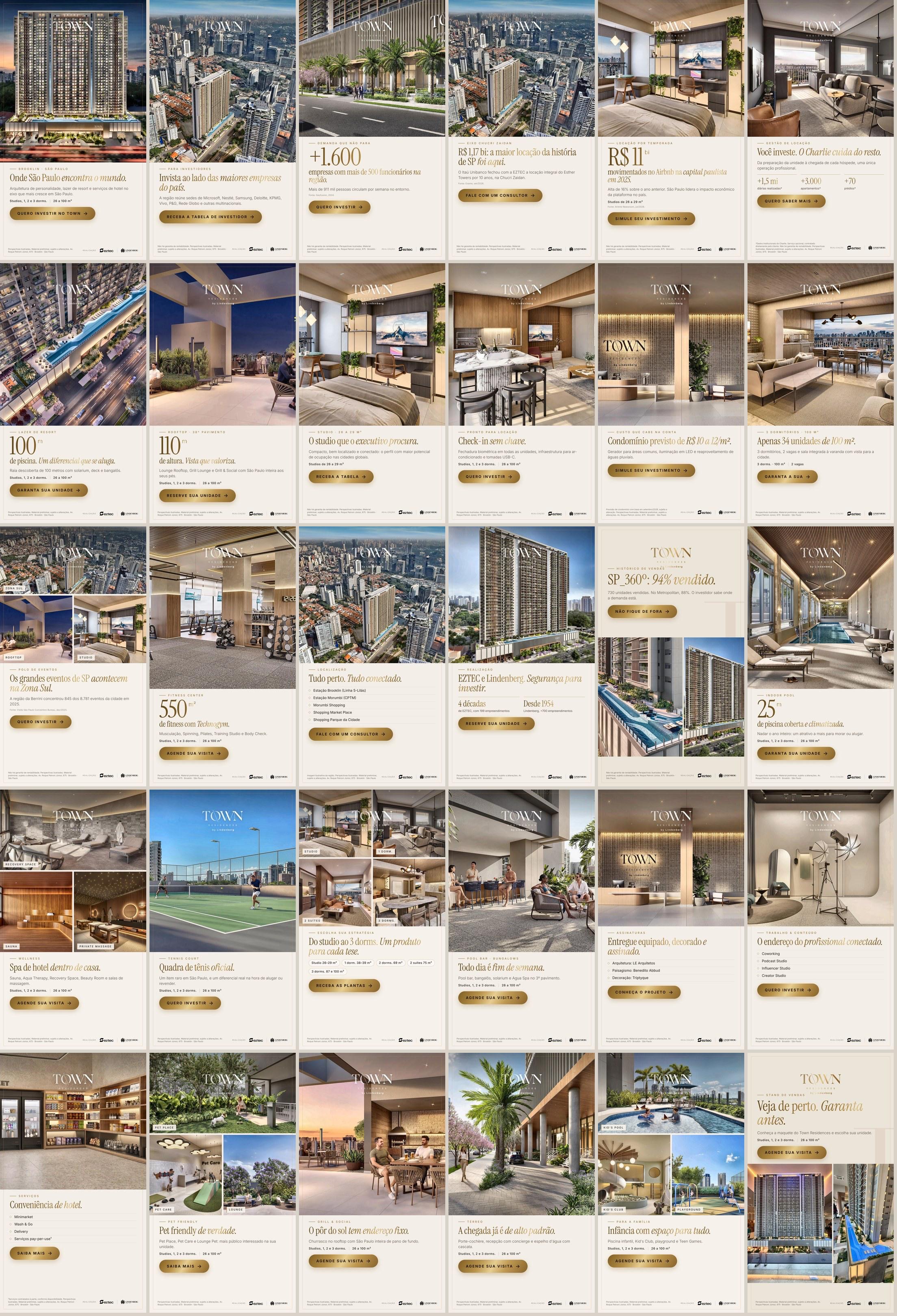 TOWN Residences by Lindenberg | Pré-Lançamento no Brooklin. Investimento Imobiliaria em São Paulo. — São Paulo, São Paulo